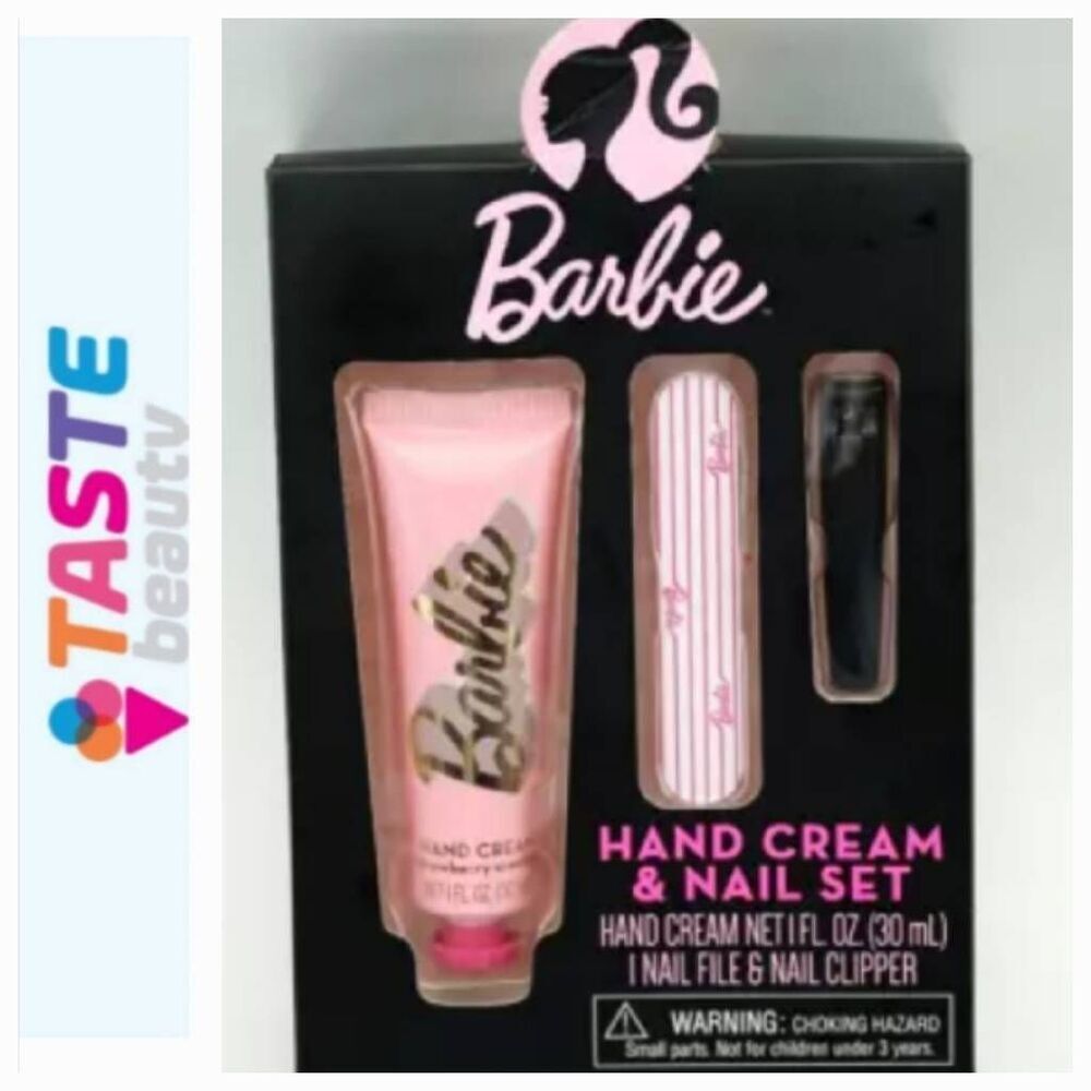 Taste Beauty Barbie Hand Cream &‎ Nail Set